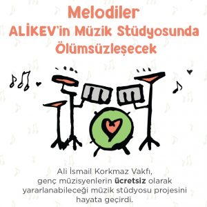 Melodiler ALİKEV’in müzik stüdyosunda ölümsüzleşecek!